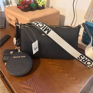 Michael Kors Black Crossbody Bag with Strap